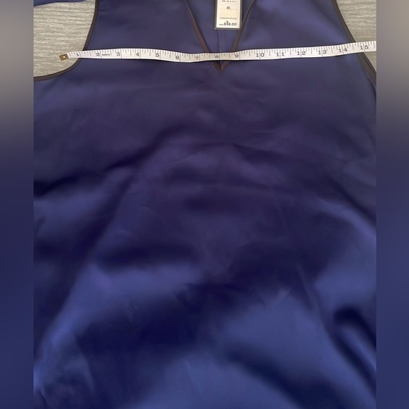 BCBGeneration‎ Vivid-blue  Tie V-Neck dress 100% Polyester in size M - Picture 9 of 17